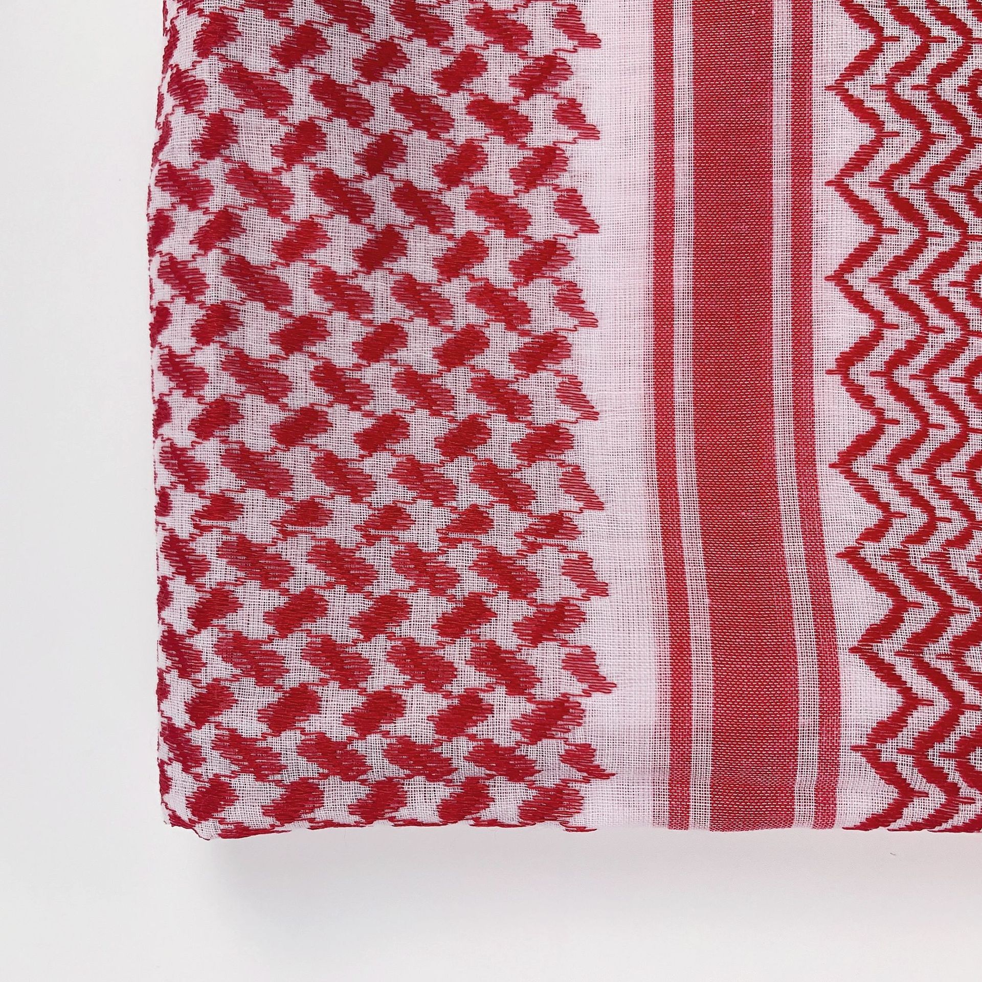 阿拉伯头巾提花阿拉伯方巾迪拜中东民族服饰沙特跨境批发厂家直销详情10