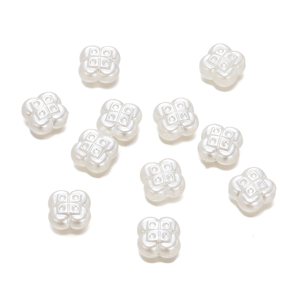 ABS仿珍珠 巴洛克风花朵仙人掌蝴蝶结 奶油胶diy手工串珠耳环配饰详情29