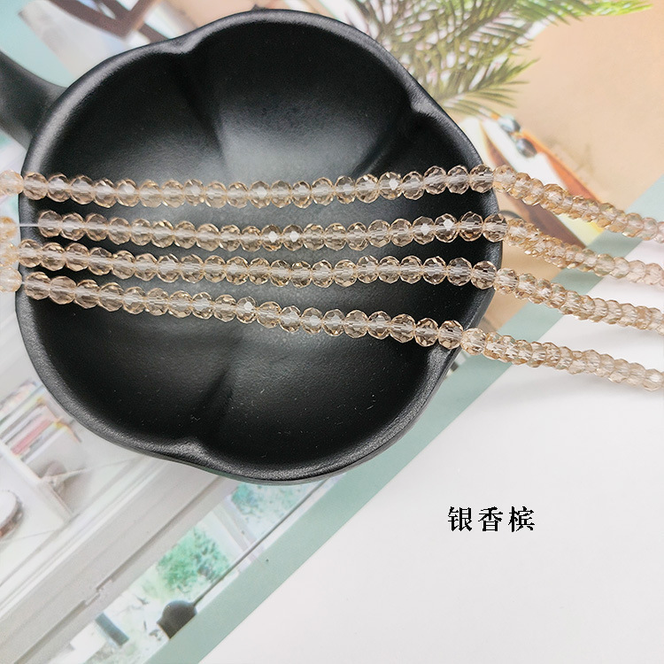 水晶玻璃切面扁珠玻璃珠彩色车轮散珠发饰箱包鞋服饰配件水晶扁珠详情20