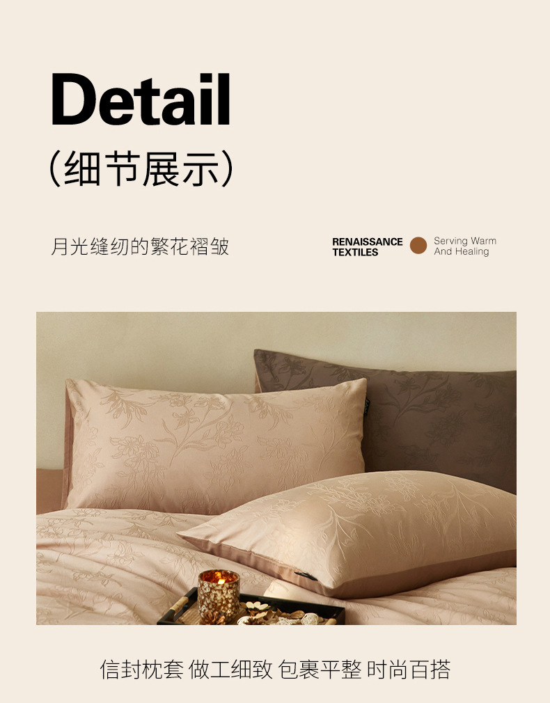 2025 New Class A pure cotton, all-cotton brushed autumn and winter four-piece set with a light luxury and high-end feel for the master bedroom bed sheet and duvet cover pic 23