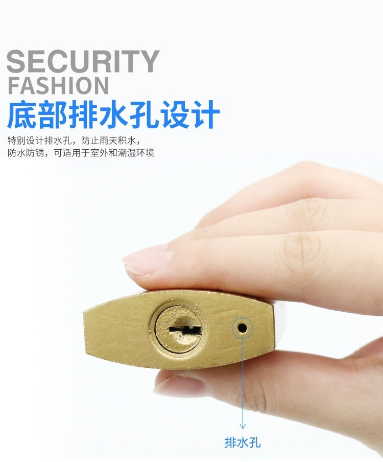飞环牌通开挂锁互开锁网吧机箱锁电表箱锁仿铜锁通锁柜子锁小锁头详情9