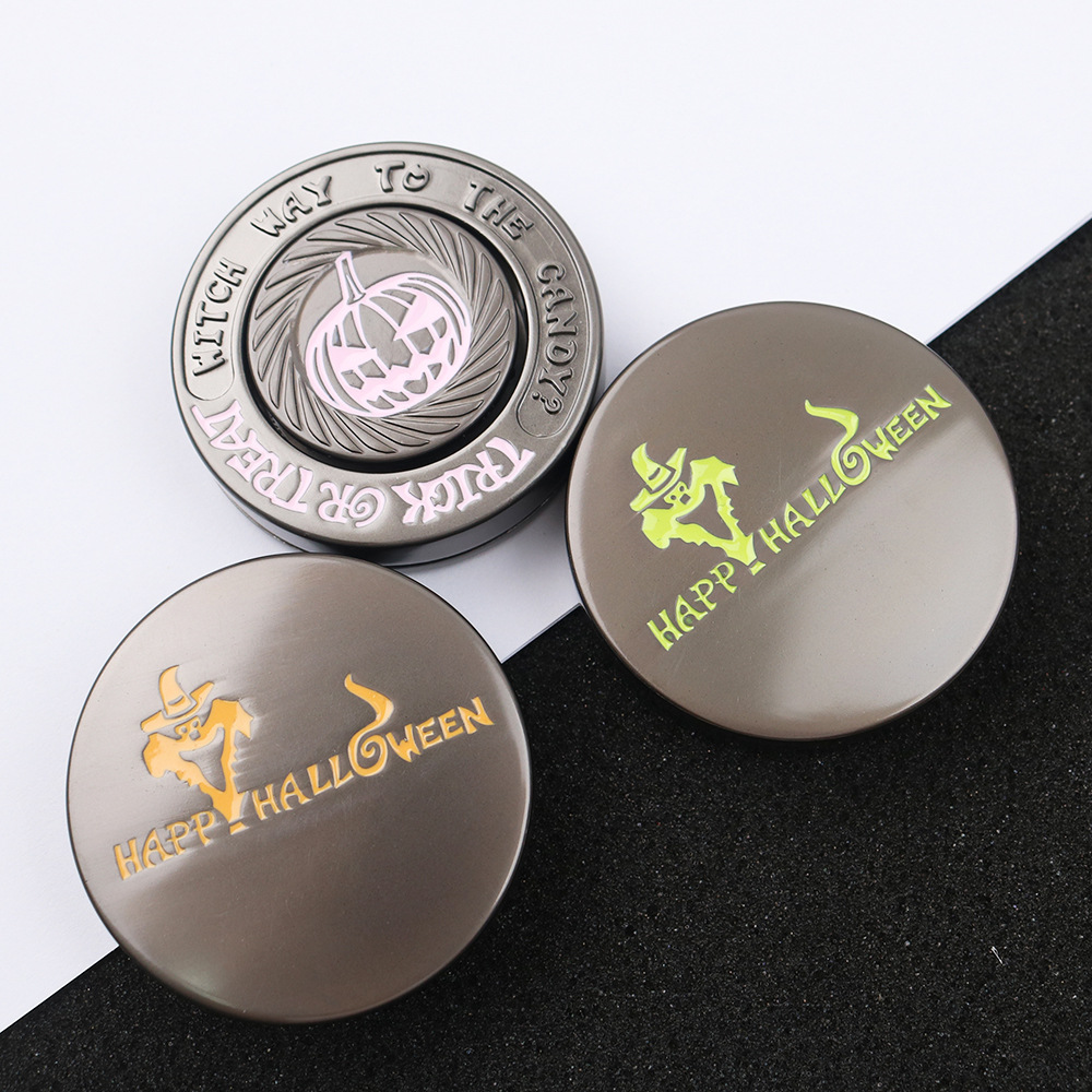 金属风轮旋转陀螺创意解压玩具佛莲星盘七彩指尖陀螺桌面摆饰批发详情16