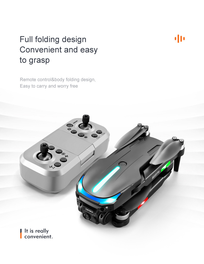 The cross-border unmanned aerial vehicle RG100PRO obstacle avoidance quadcopter with brushless motor and high-definition aerial photography remote control aircraft is for export pic 3
