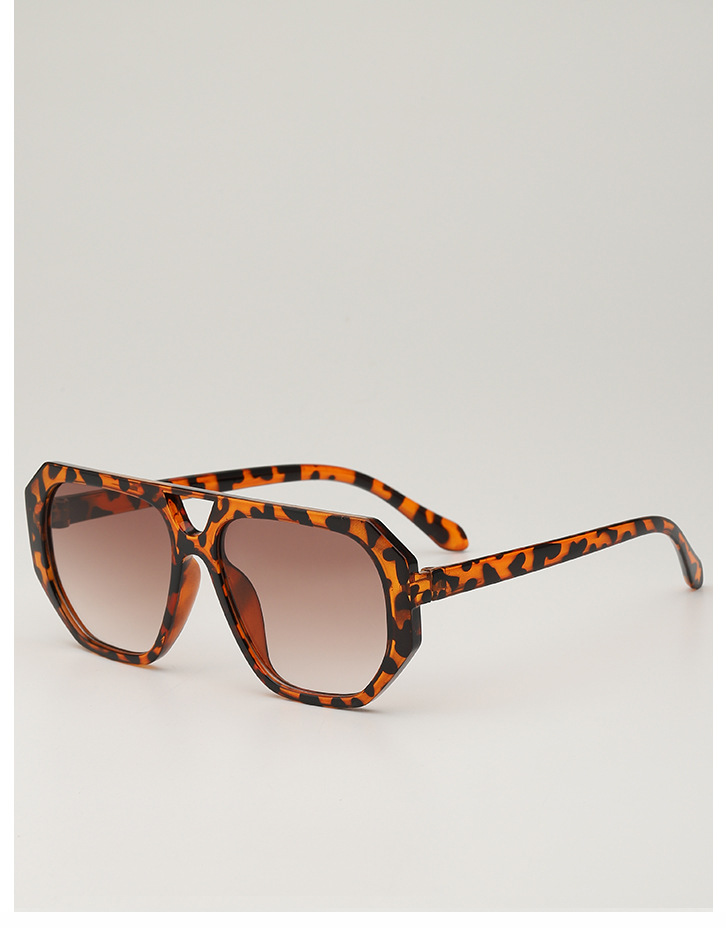 European and American retro square frame street style sunglasses, American high-end style ins style trendy sunglasses for men and women, round face sunglasses pic 15