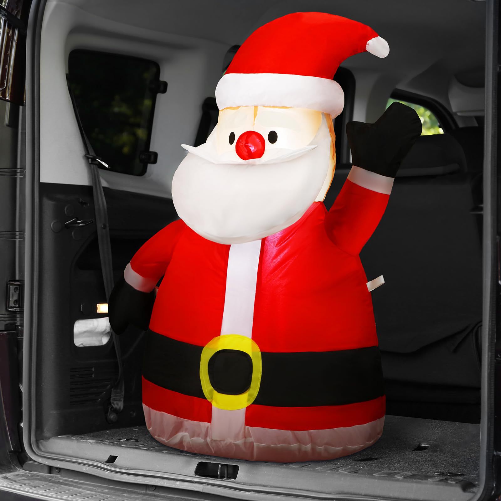 Cross-border Christmas solar term mold car trunk, Santa Claus holiday car air mold, party supplies air mold factory pic 5