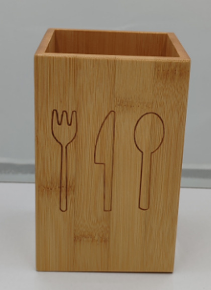 竹质筷笼厨房餐具筷篓筷勺收纳盒家用沥水筷子筒餐厅批发详情5