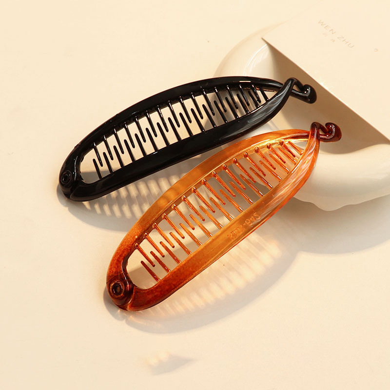 Banana clip vertical clip ponytail hair clip for women 2025 New high-end twist clip, large hair volume, high-end look headwear pic 5