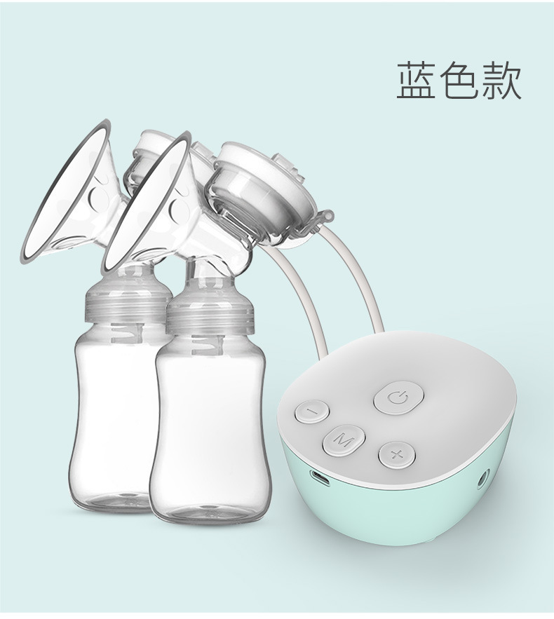 外贸出口专供双边电动吸奶器电动挤奶器静音便携挤乳仪无痛吸奶器详情16