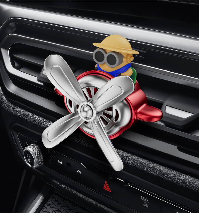 Factory direct sales of car aroma diffusers, small aircraft air conditioning outlets, fans, solid car decorations, cartoon and cute fragrances pic 15