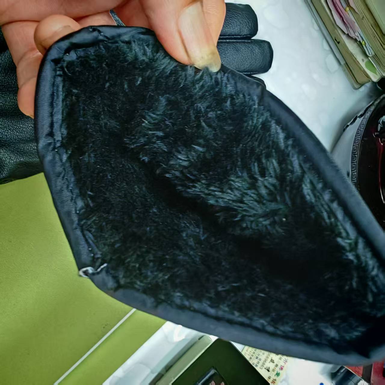 Imitation deerskin sports outdoor fleece gloves for warmth, thickened windproof cycling, winter cotton gloves for cold protection, wholesale from the manufacturer pic 10