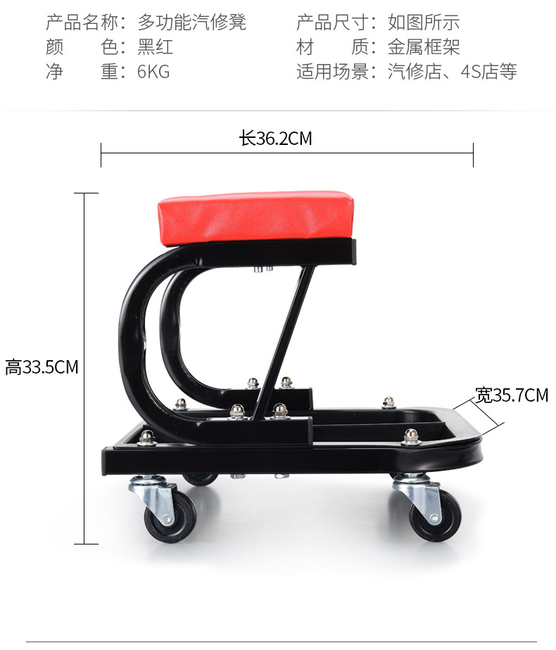 批发pp万向轮丝杆脚轮多规格家用静音滚轮滑轮耐磨修车凳脚轮详情3