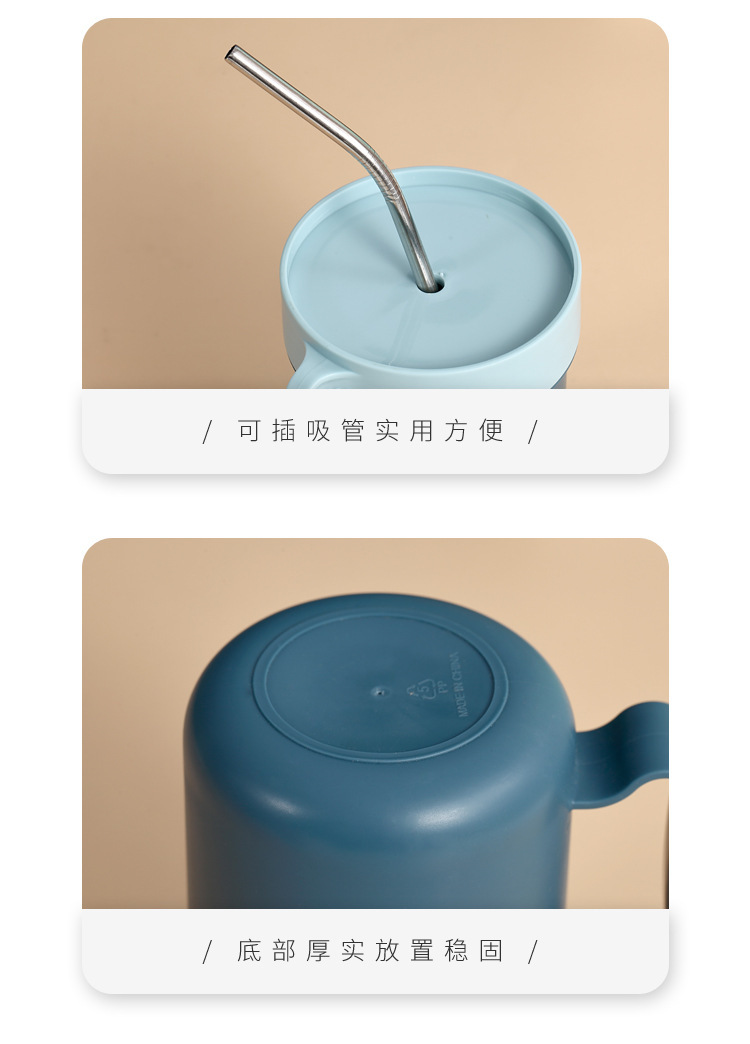 Aiyouke 304 taza de acero inoxidable sellado con la mano mantener la taza a los estudiantes trabajadores de oficina con cuchara de sopa portátil pic 17