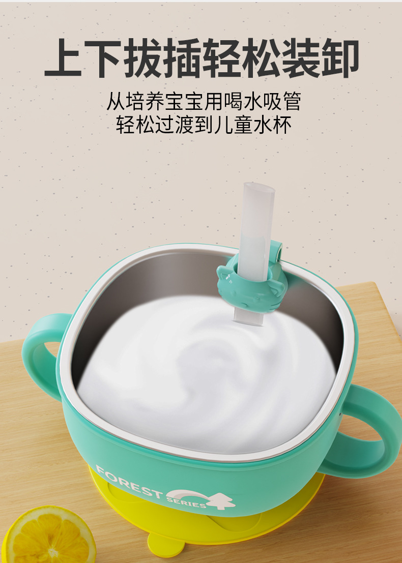 佳宜贝比批发奶嘴硅胶吸管婴儿宝宝汤碗卡扣配件母婴食品级详情6