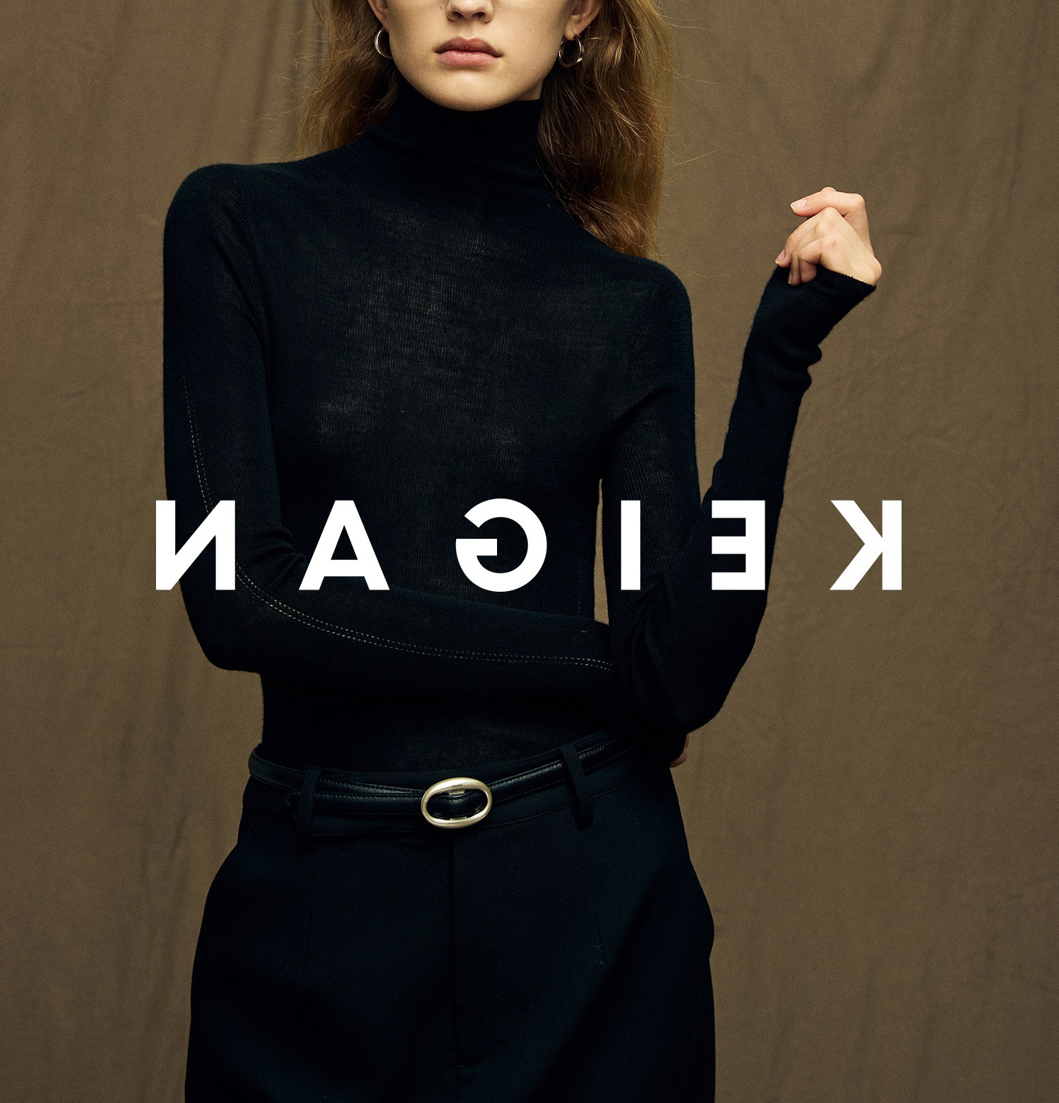 Italian 嵿 luxury 120s washable 160s gold wool 18-needle seamless base knit top for women pic 9