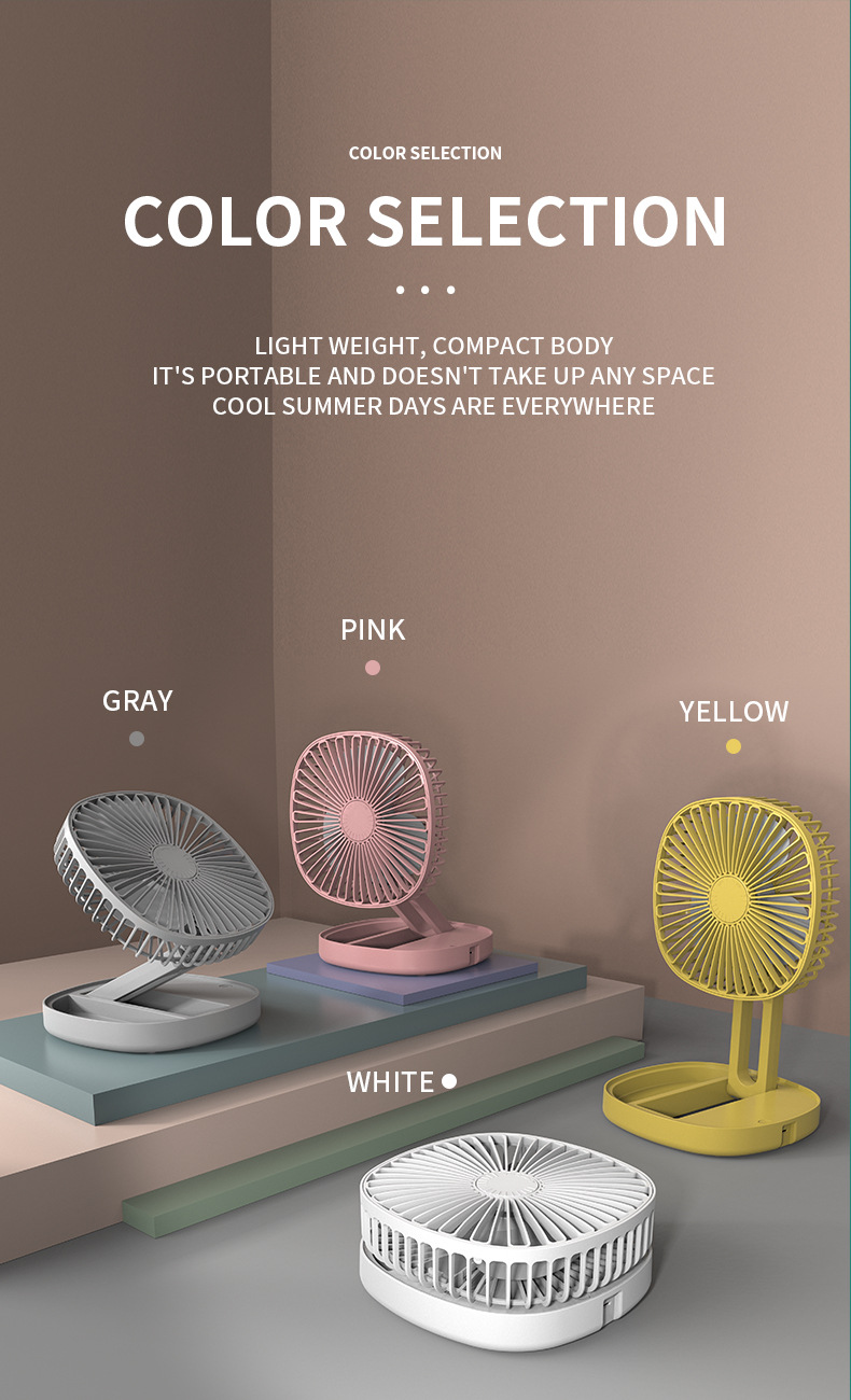 Folding Fan складной вентилятор на третьей скорости, аэродинамический стол на открытом воздухе летом охлаждается ароматический заменитель M141 pic 14