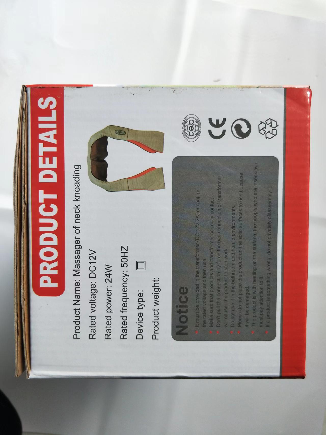 Wholesale of multi-functional U-shaped electric cervical vertebrae kneading, massaging and tapping shawls from the manufacturer pic 5