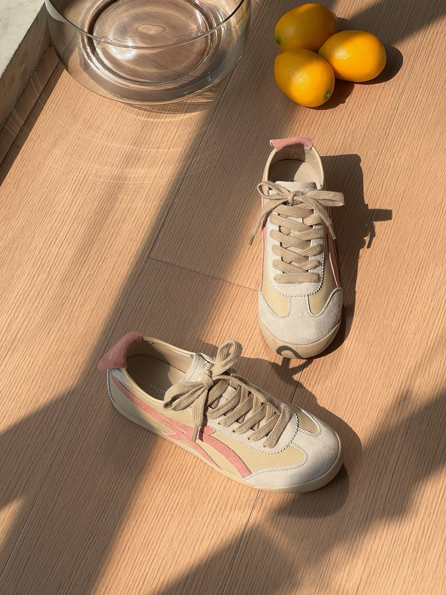 Leather retro red De Xun shoes for women, 2025 new style American flat sports Forrest Gump casual shoes, cowhide white sneakers pic 15