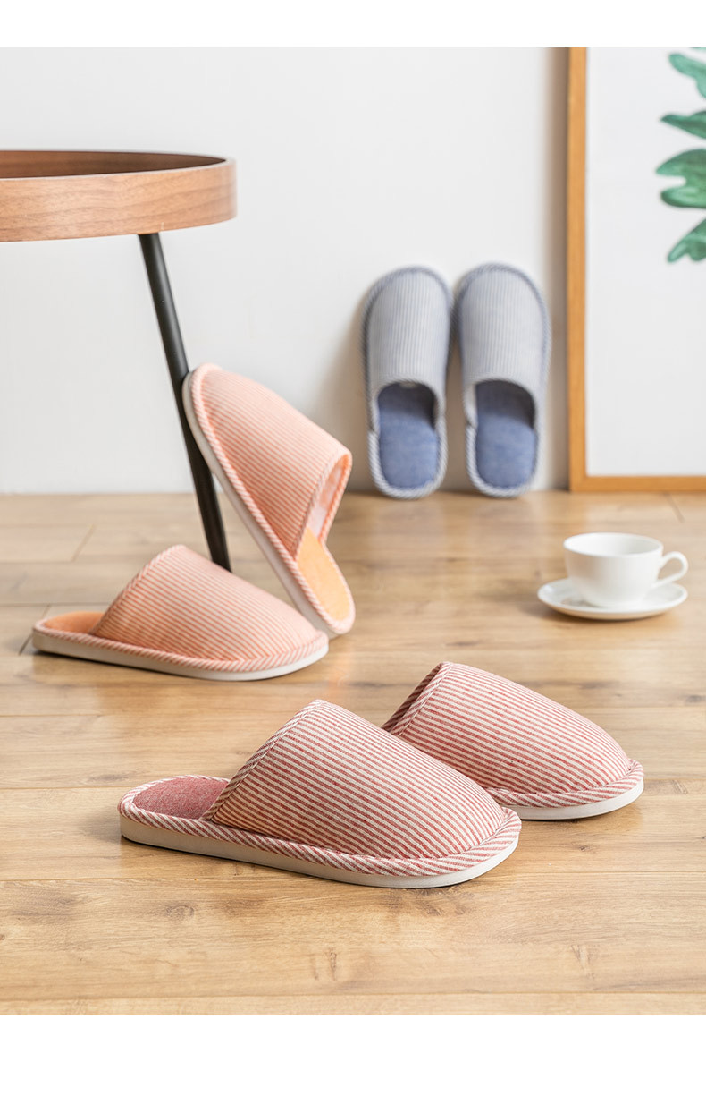 Spring and autumn cotton slippers, four seasons and winter women's indoor cotton and linen anti-slip linen home couple wholesale cotton slippers pic 15
