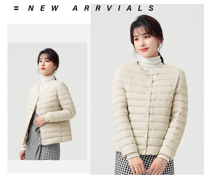 2025跨境新款轻薄羽绒服外套女秋冬羽绒服内胆轻型薄款时尚保暖详情33