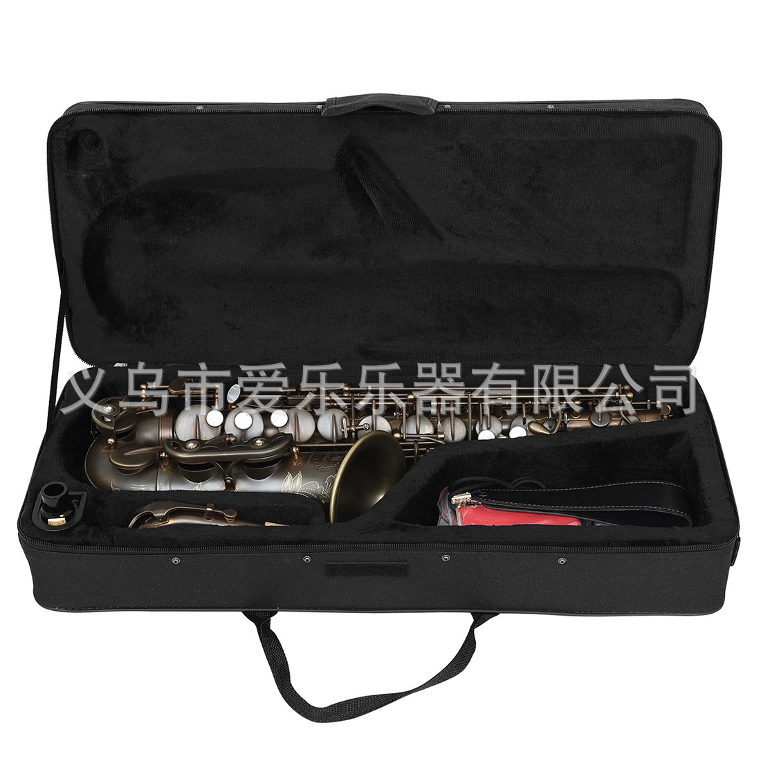 Matte alto saxophone E-flat retro saxophone complete set for adult beginners, professional saxophone cross-border wholesale pic 6