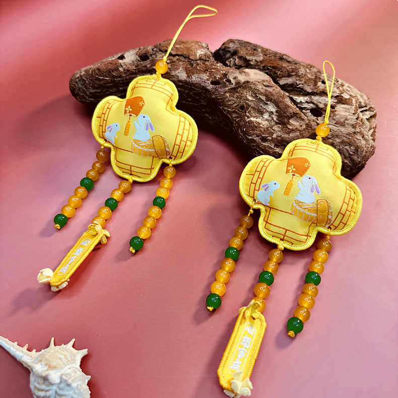 定制御守香囊平安卡通创意端午节香包普陀寺锦囊随身挂件空袋详情4