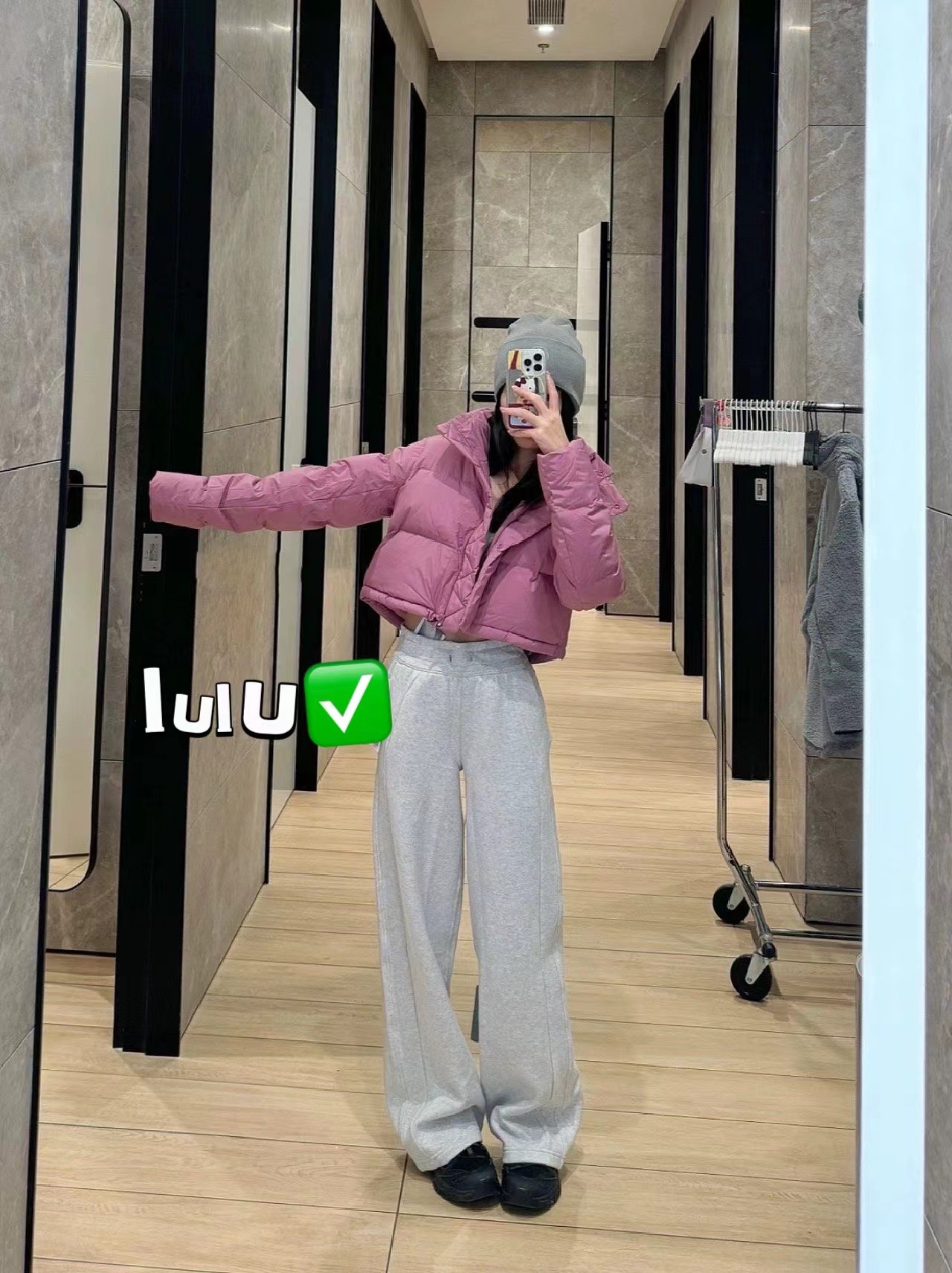 lulu卫裤女2024春秋新款瑜珈裤微喇直筒百搭高腰显瘦运动休闲裤子详情13