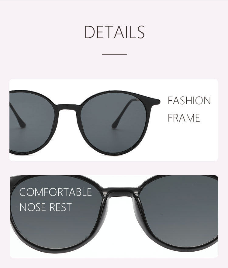 New fashionable round-face sunglasses from Europe and America, trendy driver sunglasses, universal for both men and women, cross-border sunglasses exclusively available pic 5