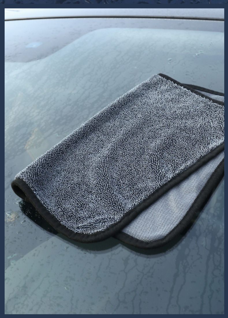 小辫子收水毛巾擦车不留痕强吸水加厚大毛巾洗车专用毛巾擦车抹布详情3