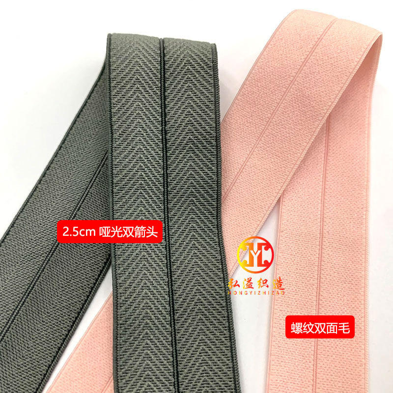 羽绒服袖口罗纹弹力包边带2cm箱包鞋材加厚对折弹力松紧带详情19