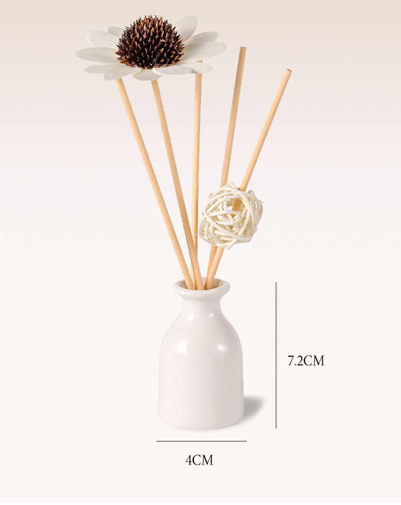 热销薰衣草无火香薰套装可定 藤条陶瓷精油挥发香薰香水厂家批发详情20