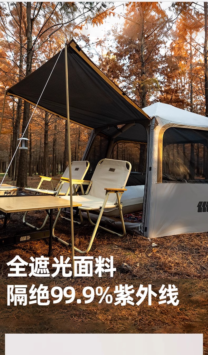 Explorer Speed Open Hexagonal inflatable Tent, a new portable folding rainproof and sun-proof product for outdoor camping and overnight camping pic 12