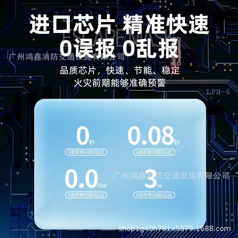 国标烟雾报警器消防烟感探测器独立感应商用火灾警报家用烟感器详情4