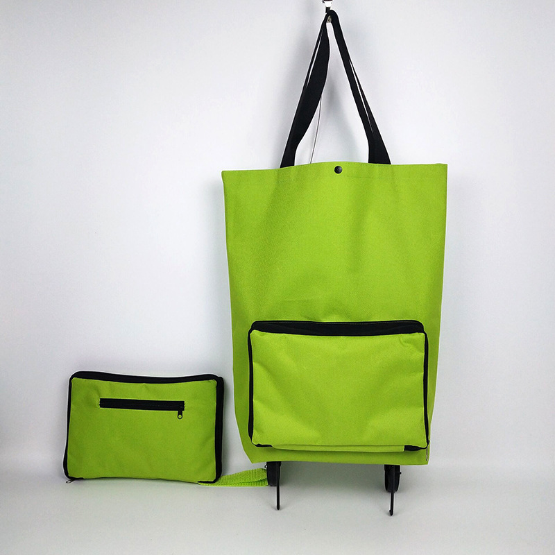 Wholesale towing bags, supermarket shopping carts, folding wheel bags, household hand-held portable towing carts, shopping bags pic 14