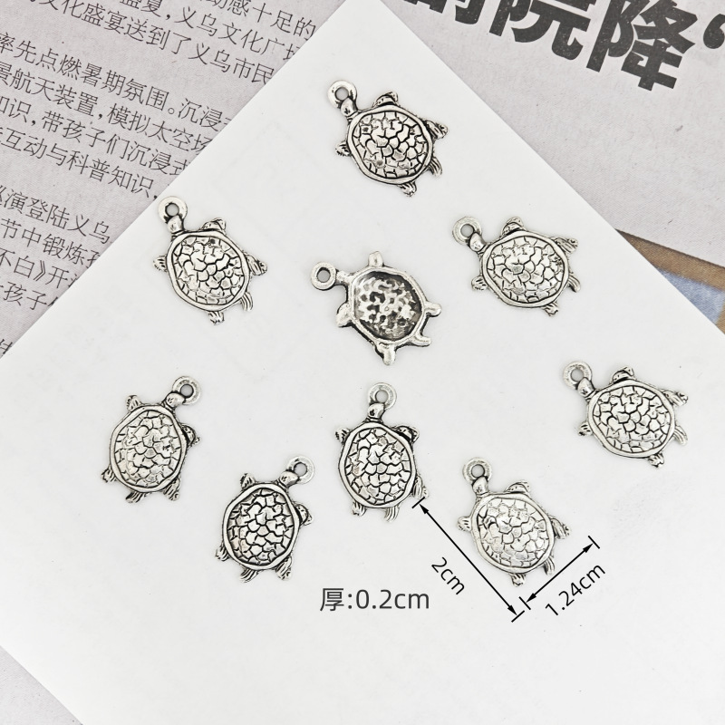 diy合金饰品配件海洋生物海龟挂件 手链项链复古吊坠材料跨境热销详情30