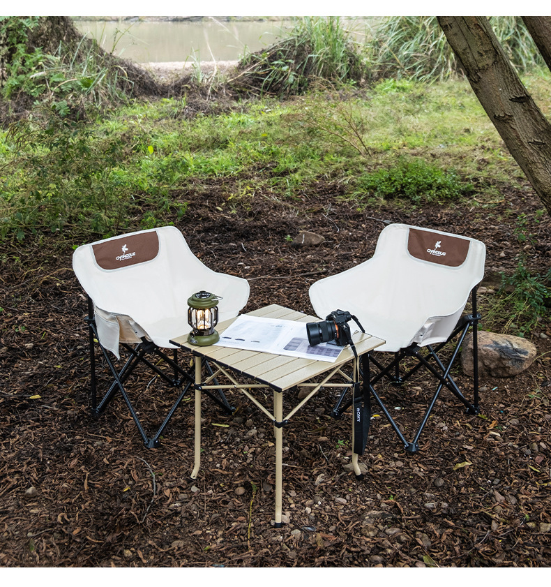Xanuoduoji outdoor folding table and Chair three-piece Set Portable camping equipment Self-driving tour picnic Egg roll Table set pic 16
