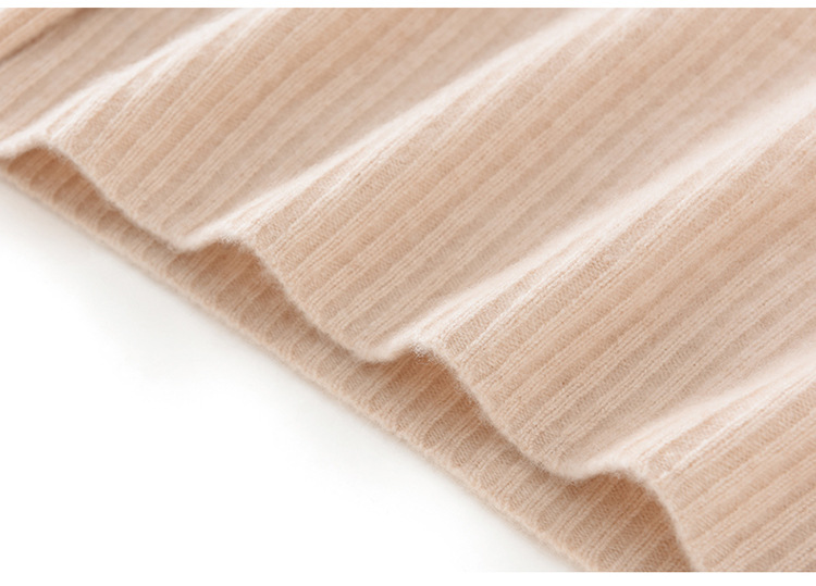 100% cashmere semi-high-neck cashmere sweater for women in autumn and winter, long-sleeved knitted base layer, thick warm sweater for women pic 34