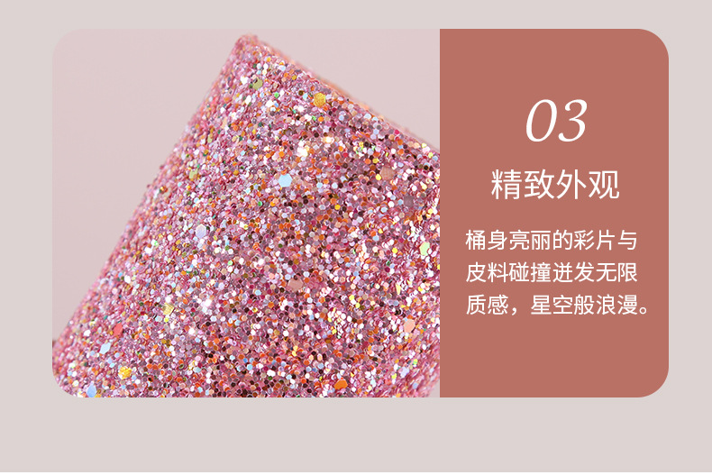 跨境新品粉色散粉修容粉底眼影刷全套女生学生美妆工具收纳桶装化妆刷组合详情19