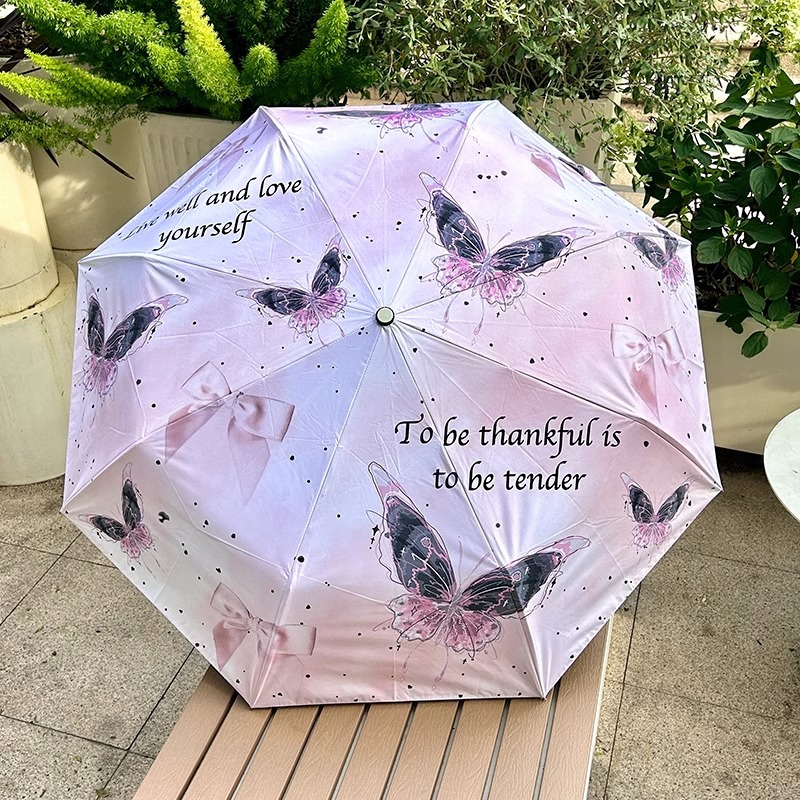 Zhi SAN high-end sun umbrella, folding umbrella, sunshade, sun protection, UV protection, automatic, suitable for both sunny and rainy days, women pic 21