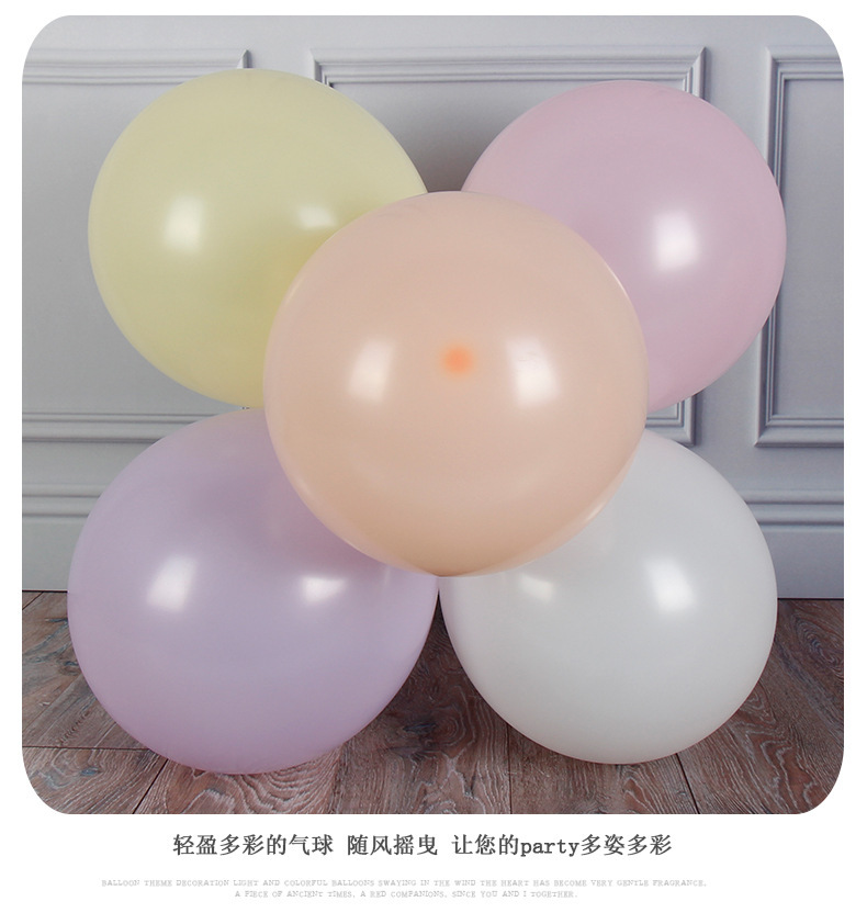 5-inch, 10-inch, 12-inch and 18-inch latex balloons in macaron color series for birthday and festival decoration and venue arrangement pic 7