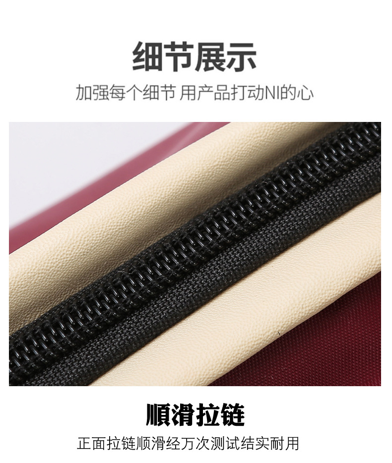 新款简约通勤手提旅行包牛津布加厚耐用运动健身包出差行李收纳袋详情11