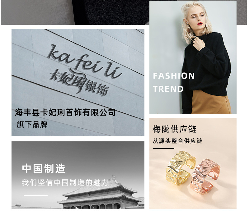 Cross-border niche design light luxury S925 sterling silver ring for women, Baroque pearl square opening ring accessory pic 26