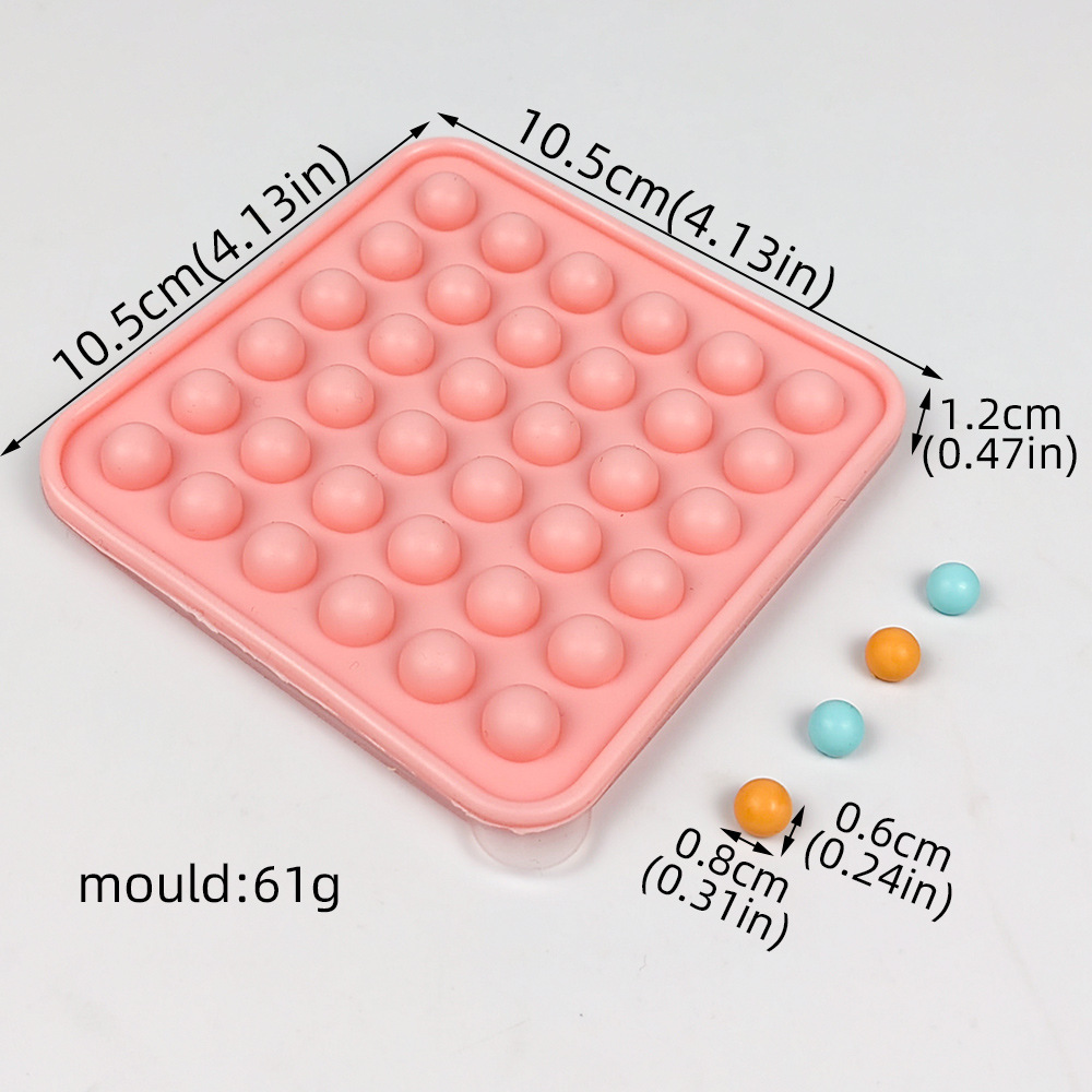 Food-grade custard, runny filling, round balls, ice cubes, candies, chocolate beans, silicone molds with LIDS, silicone ice hockey molds pic 10