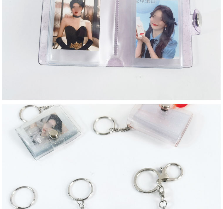 批发供应迷你1寸2寸相册带钥匙扣大头贴相册儿童成长小相册详情6