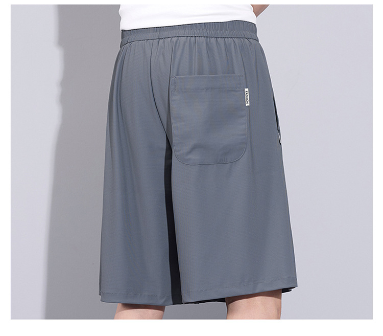 冰丝短裤男士夏季薄款2025新款速干外穿沙滩宽松休闲运动五分裤详情24