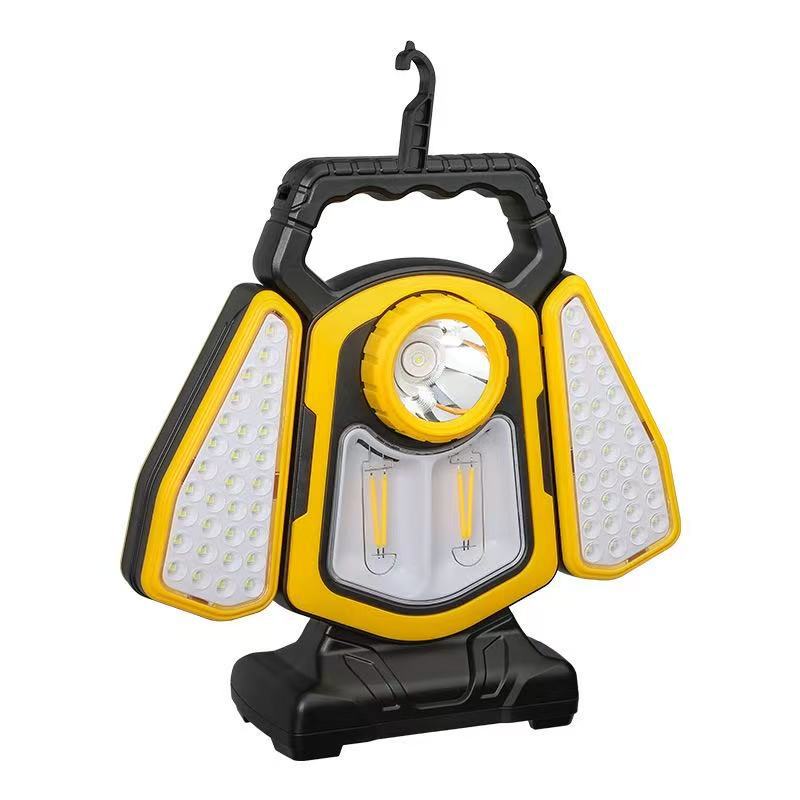 The new solar-powered portable work light is a foldable and portable outdoor emergency multi-functional camping high-intensity searchlight pic 7