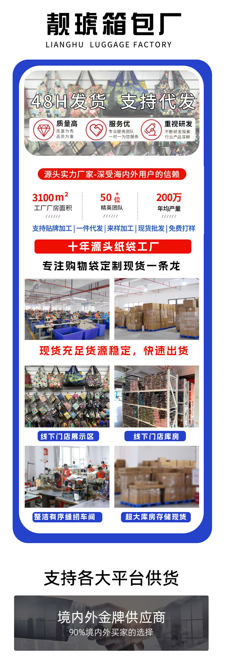 2025新款折叠购物袋花布便携涤纶手提收纳大容量超市买菜包批发详情1