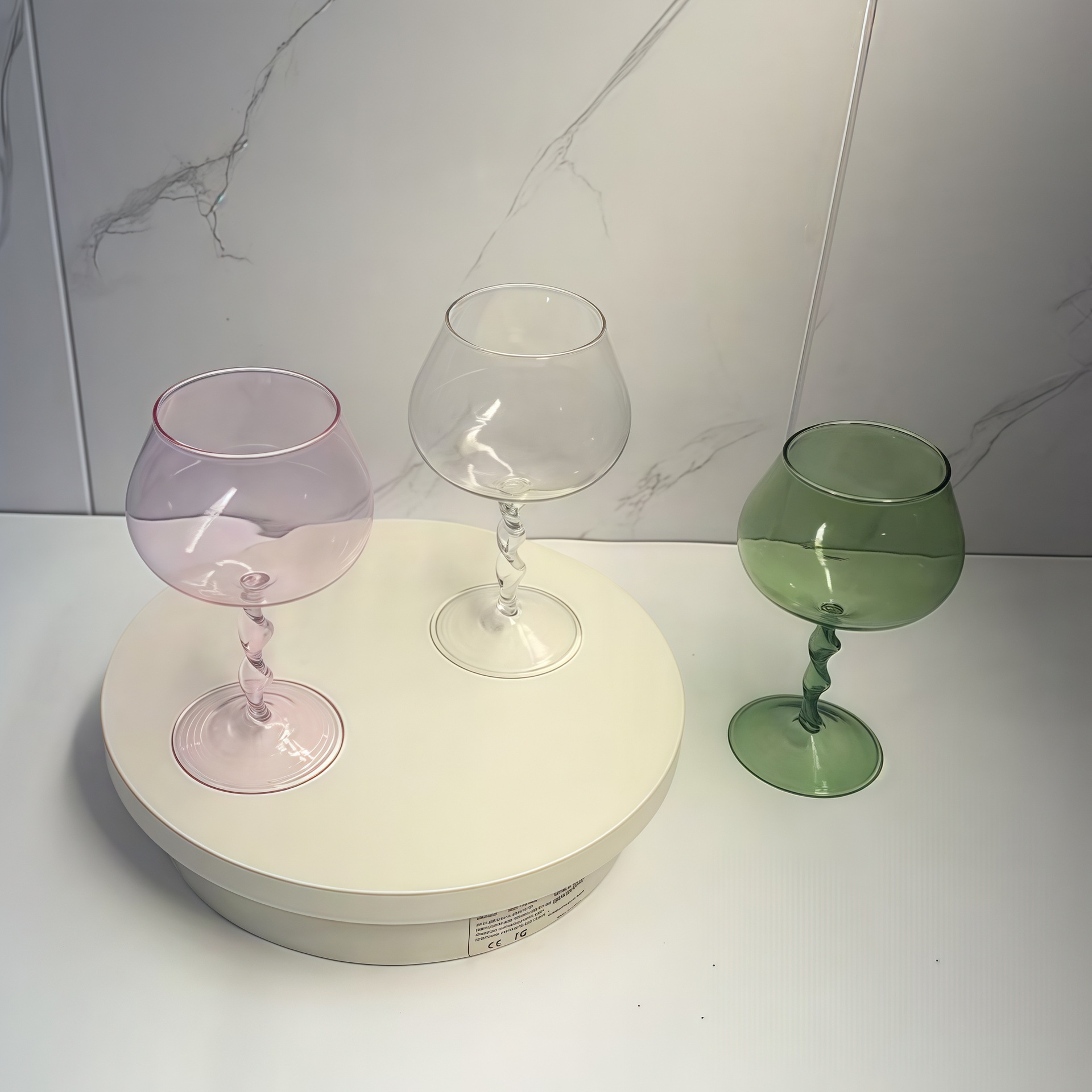 时尚创意麻花杆高脚杯简约质感鸡尾酒香槟杯家用民宿冷饮果汁杯详情6