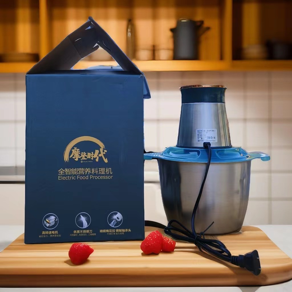 Meat grinder, household food processor, mincing machine, meat grinder, household cross-border small blender for mincing and mincing meat pic 4