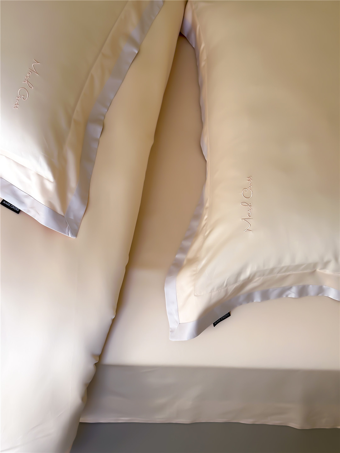 Minimalist style 100-count ultra-fine denier Tencel cotton four-piece set, high-end and silky smooth naked sleeping grade bedding pic 38