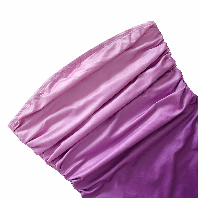 Slim sexy bra gradient medium and long style dress详情22